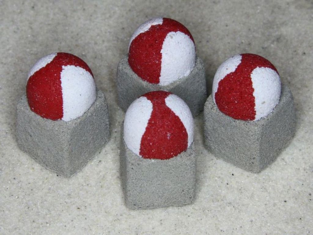 Grenzzeichen Ra 12/So 12 mit Sockel, 4 Stück 4 Stück 15 x 15 x 26 mm