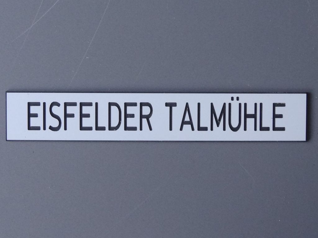 Eisfelder Talmühle 120 x 20 mm, 2-Schicht-Kunststoff
