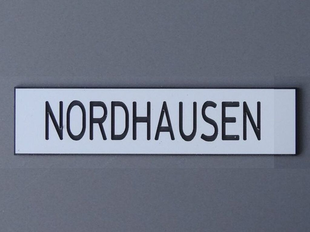 Nordhausen 70 x 20 mm, 2-Schicht-Kunststoff