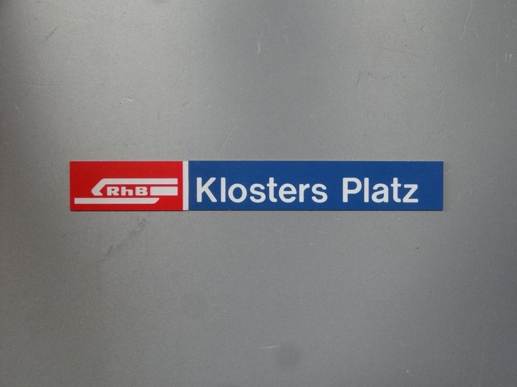 Klosters Platz, großes Format 190 x 25 mm, 2-Schicht-Kunststoff