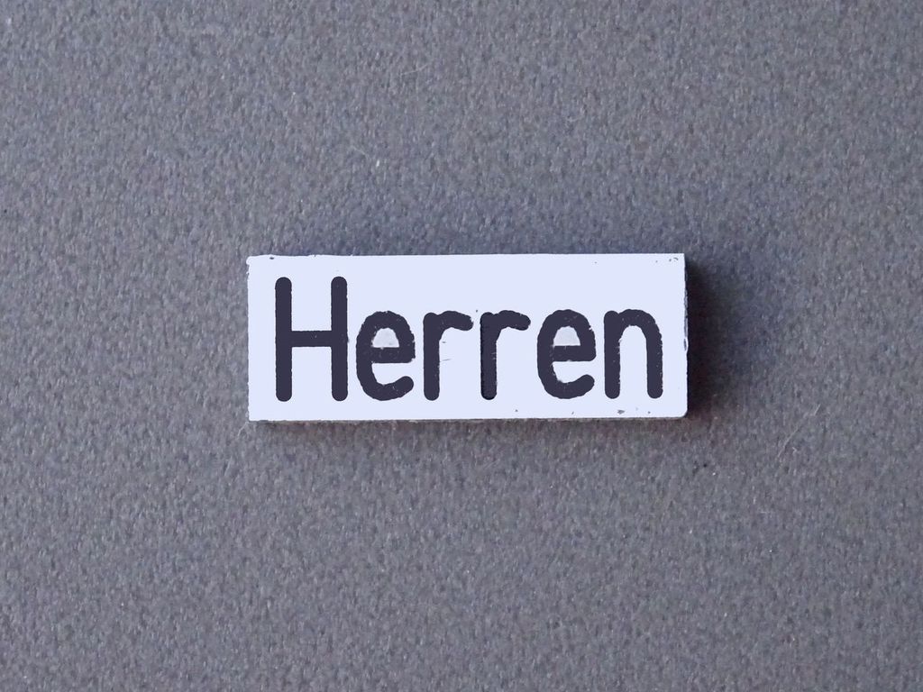 Herren 16 x 6 mm, 2-Schicht-Kunststoff