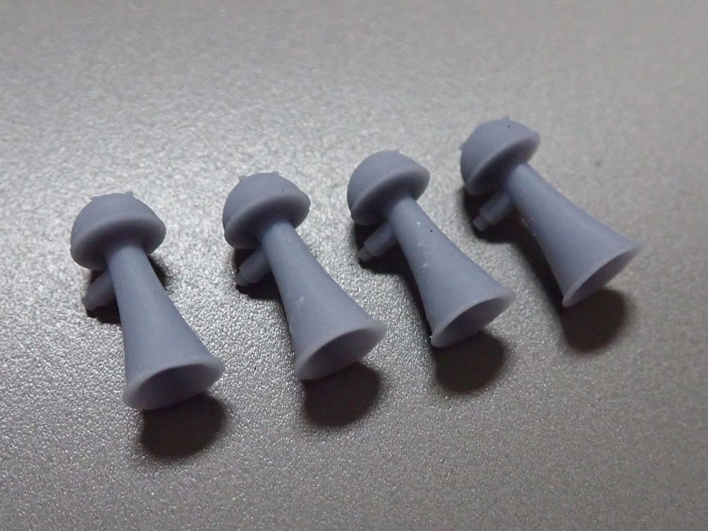 Horn / Lautsprecher 4x 15 x 7 x 7 mm, 3D-Druck