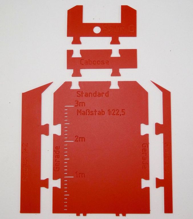 Lichtraumprofil Spur G 165 x 235 x 2 mm, Polystyrol