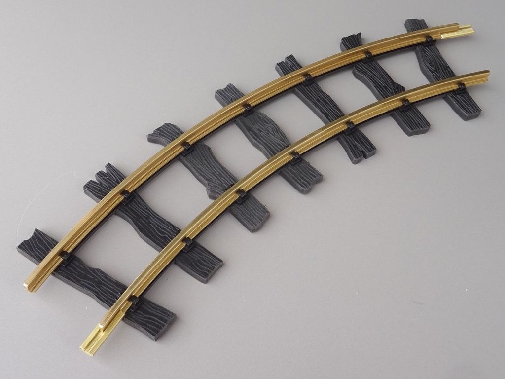 Feldbahngleis Bogen 45°, R0 Achsradius 422mm