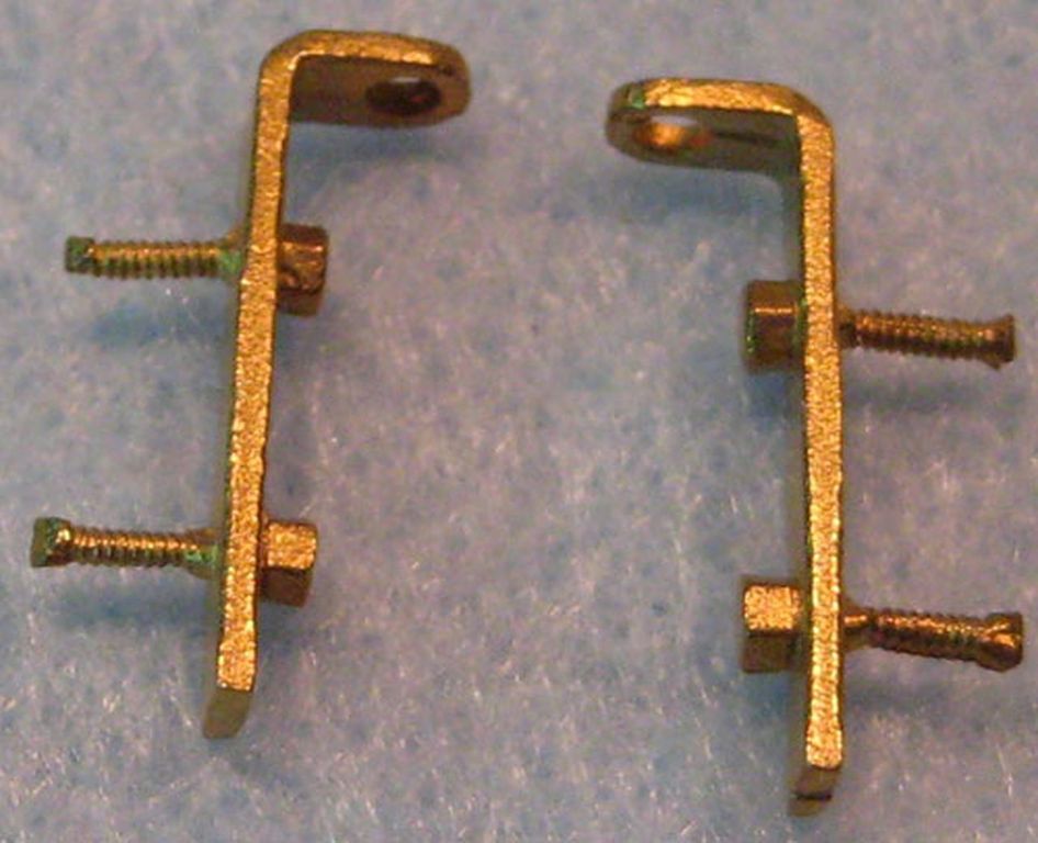 Haltewinkeleisen für Rauchkammer und Tender, 2 Teile