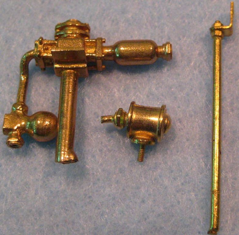 Kreuzkopf-Wasserpumpe mit Hebelgestänge und Injektor 28 x 23 mm, 3 Teile