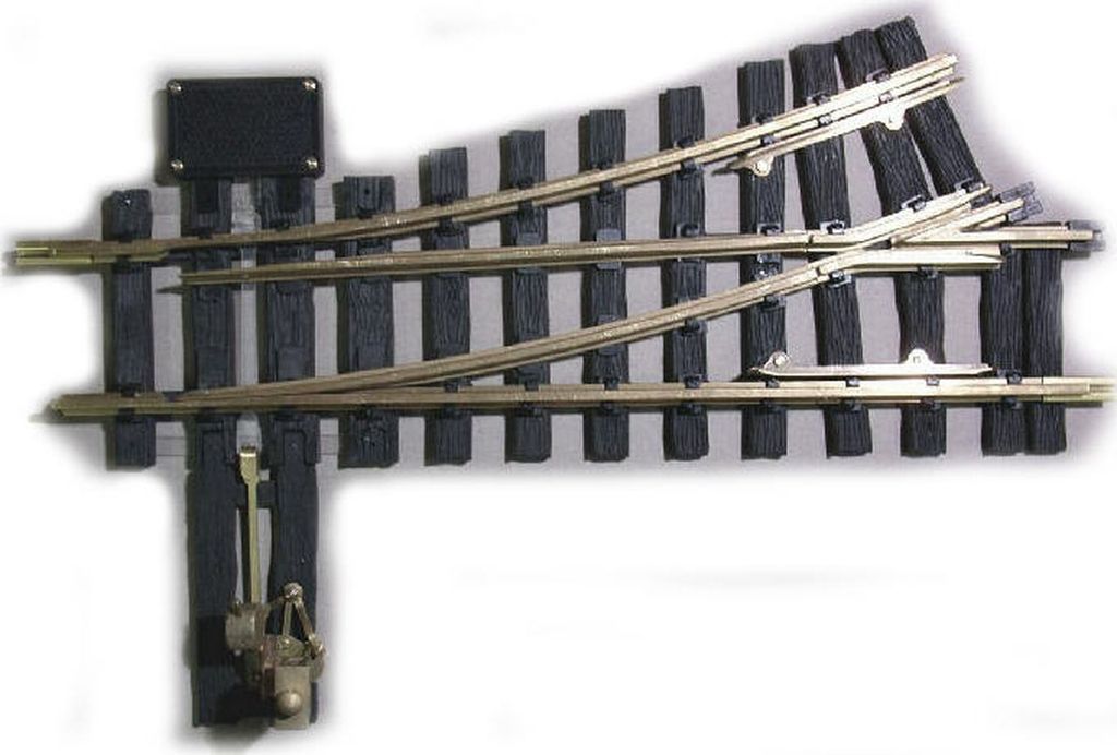 Weiche R2, 22,5° Abzweig links, Fertigmodell