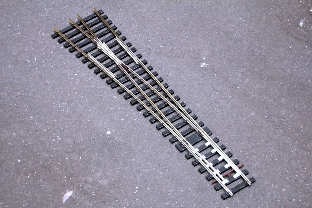 Weiche Code 250 Gleis 1800 mm Radius, Bausatz
