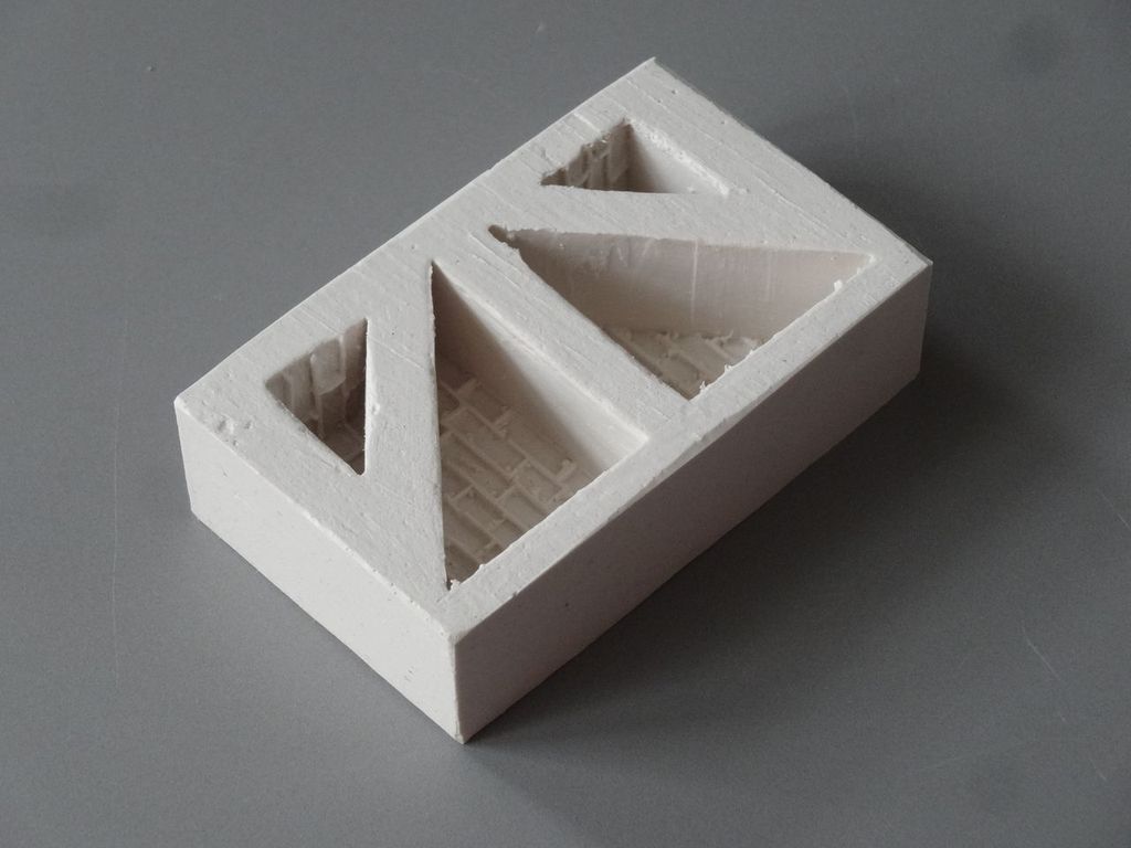 Mauerziegel-Form für Schrägen 1:20, 40° RBM 3