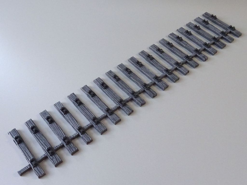 Schwellenband Holzschwellen Meterspur 45 mm Länge ca. 500 mm
