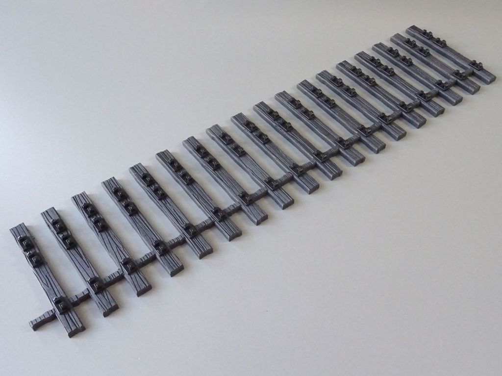 Schwellenband Dreischienengleis 45/64 mm Länge ca. 500 mm