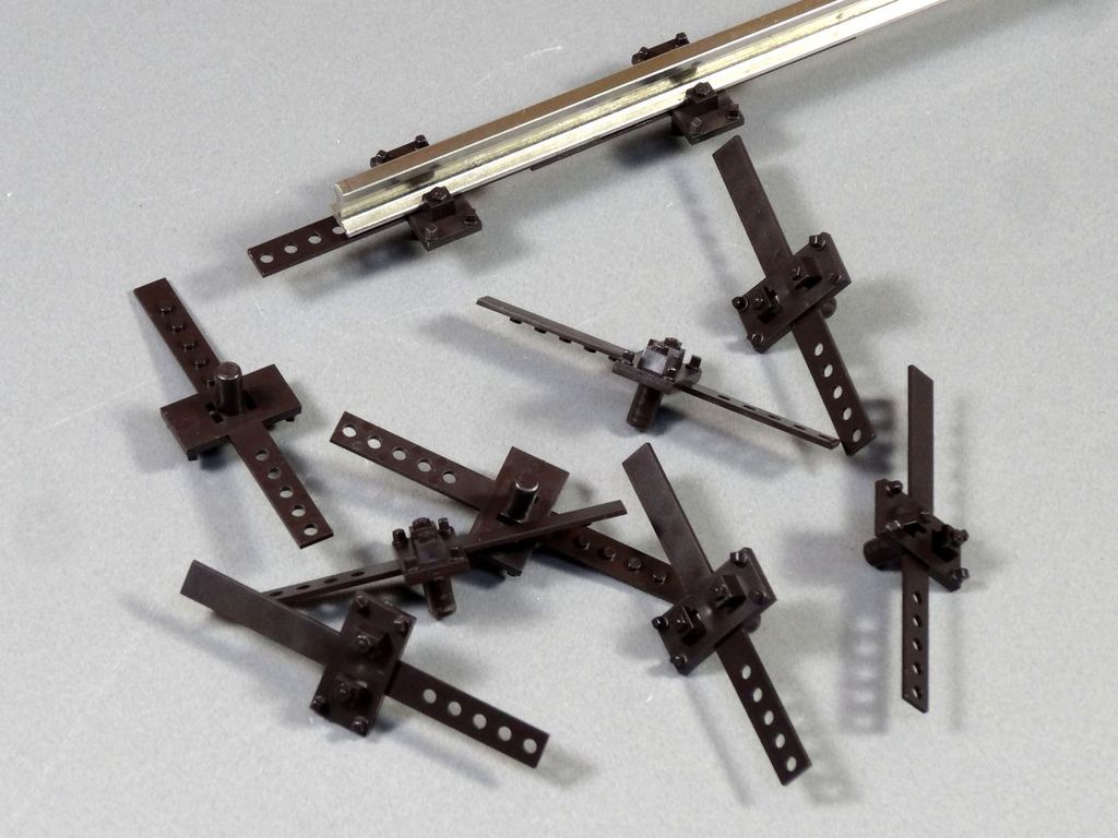 Schienenstühlchen Code 250, 500 Stk. 14 x 7 mm, Luran S