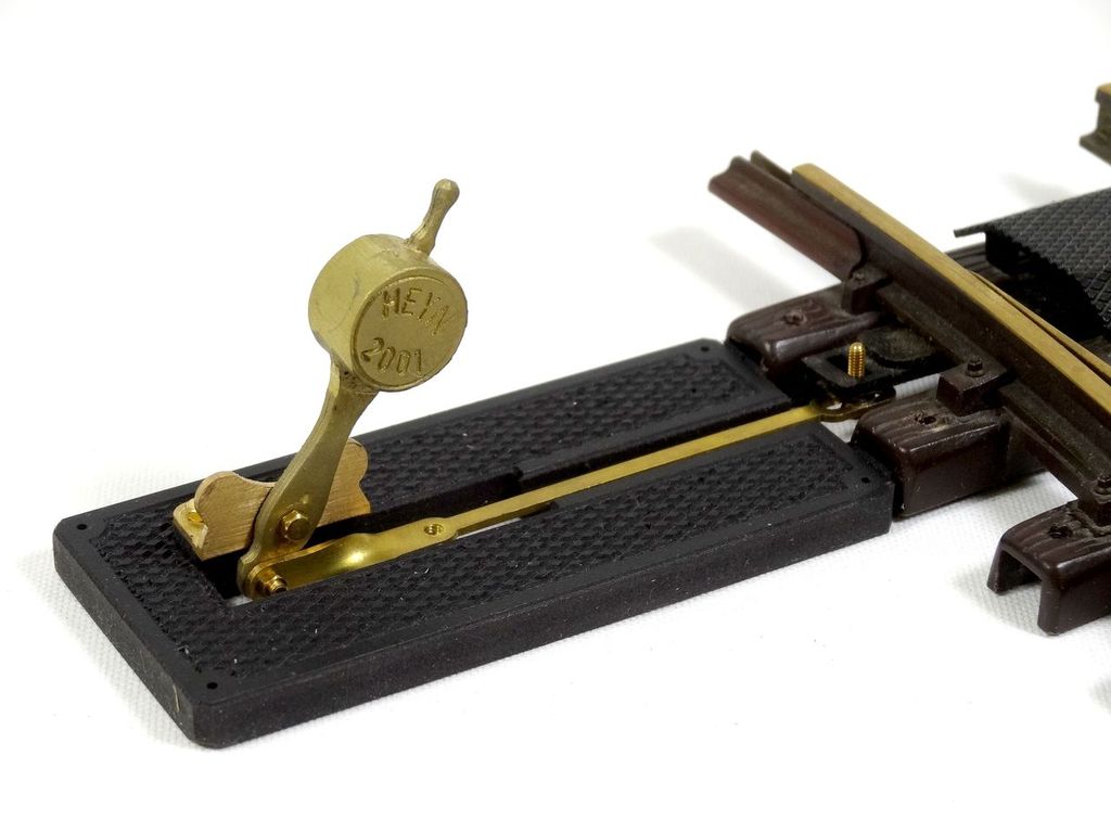 Weichenstellhebel Kleinbahn, Rautenmuster Bausatz 86 x 39 mm