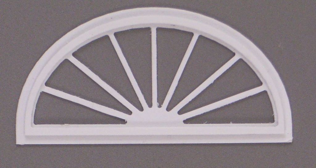 Stichbogenfenster Stadtvilla 61 x 28 mm