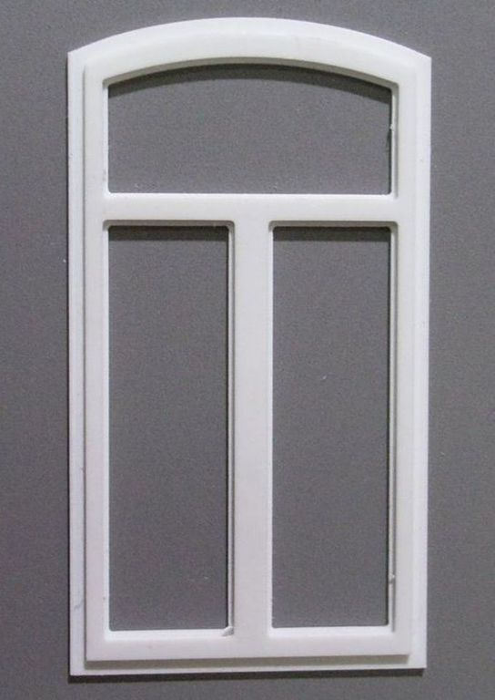 Stichbogenfenster Hottendorf A, 4er-Set 39 x 73 mm