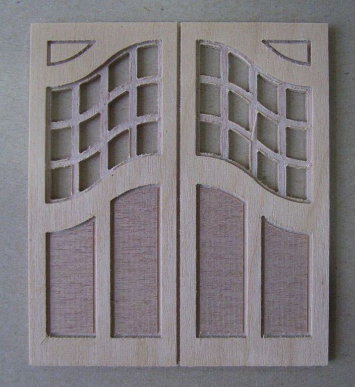 Holztür Bloxxs A 87,5 x 100 mm