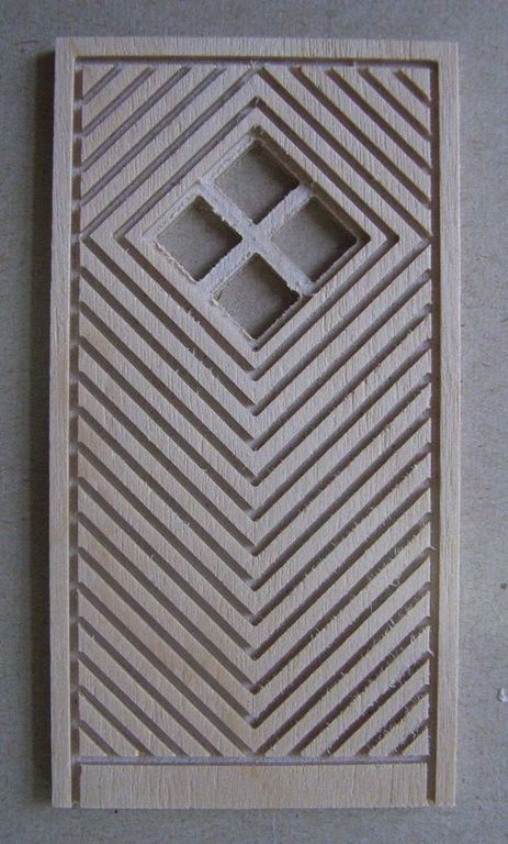 Holztür Bloxxs H 95 x 50 mm