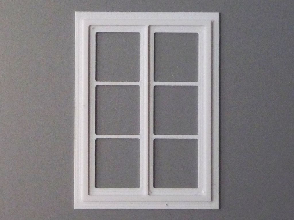 Fenster Scheeßel C 2x3 Scheiben, 4er-Set 47 x 67 mm