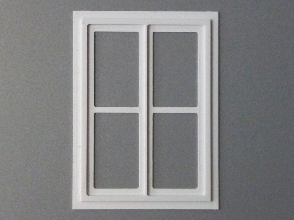 Fenster Scheeßel C 2x2 Scheiben, 4er-Set 47 x 67 mm