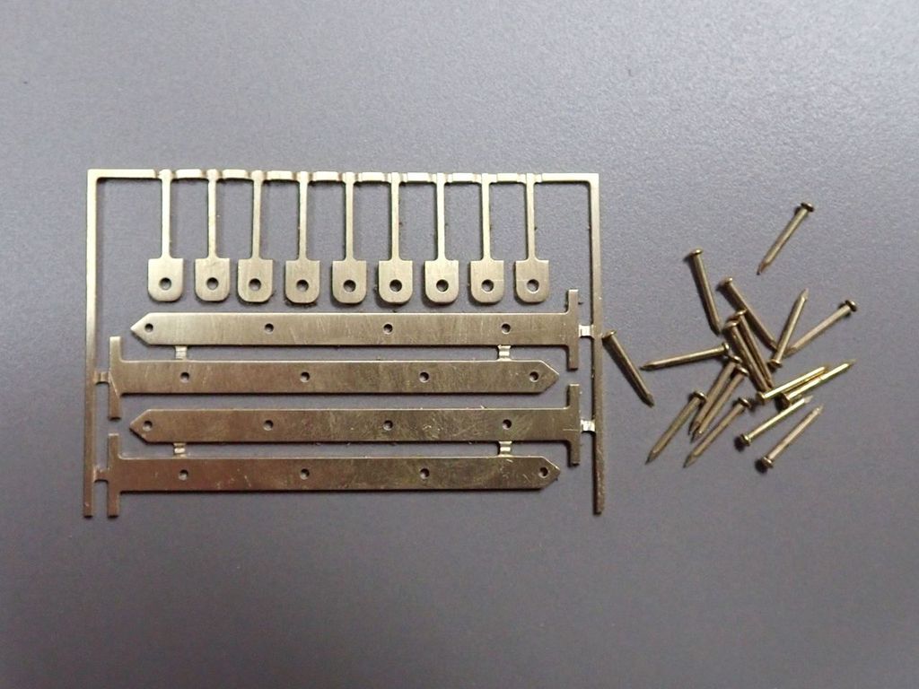 Scharnierset für Tore funktionsfähig Länge ca. 55,5 mm