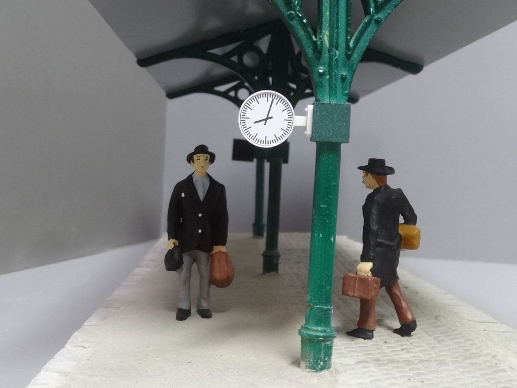 Bahnhofsuhr mit Zifferblatt D = 19,5 mm, Bausatz