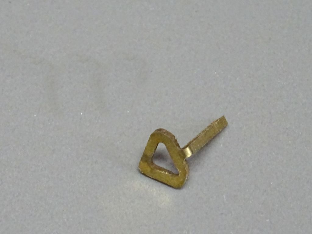 Rangieröse 1:22,5 7 x 6 x 1 mm, Messingblech